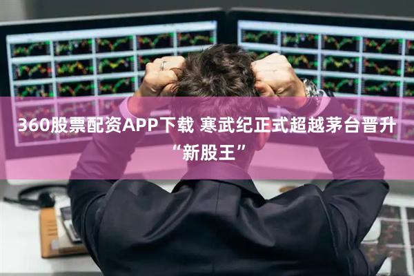 360股票配資APP下載 寒武紀正式超越茅臺晉升“新股王”